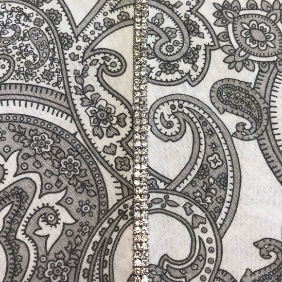 ⬇️ Double row rhinestone bracelet - Picture 1 of 3